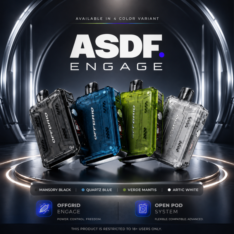 ASDF Engage Pod System Malaysia | Premium Open Pod Vape Device