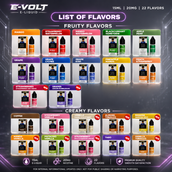 Salt VOLTBAR E-Volt E-liquid (15ml)