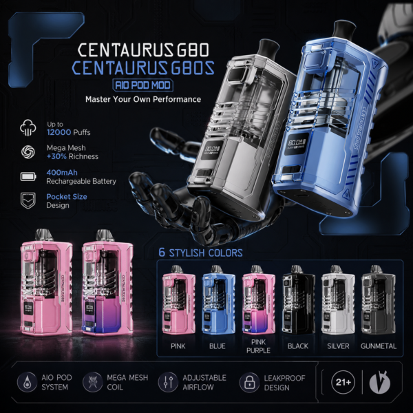 LOST VAPE Centaurus G80/G80S AIO POD MOD