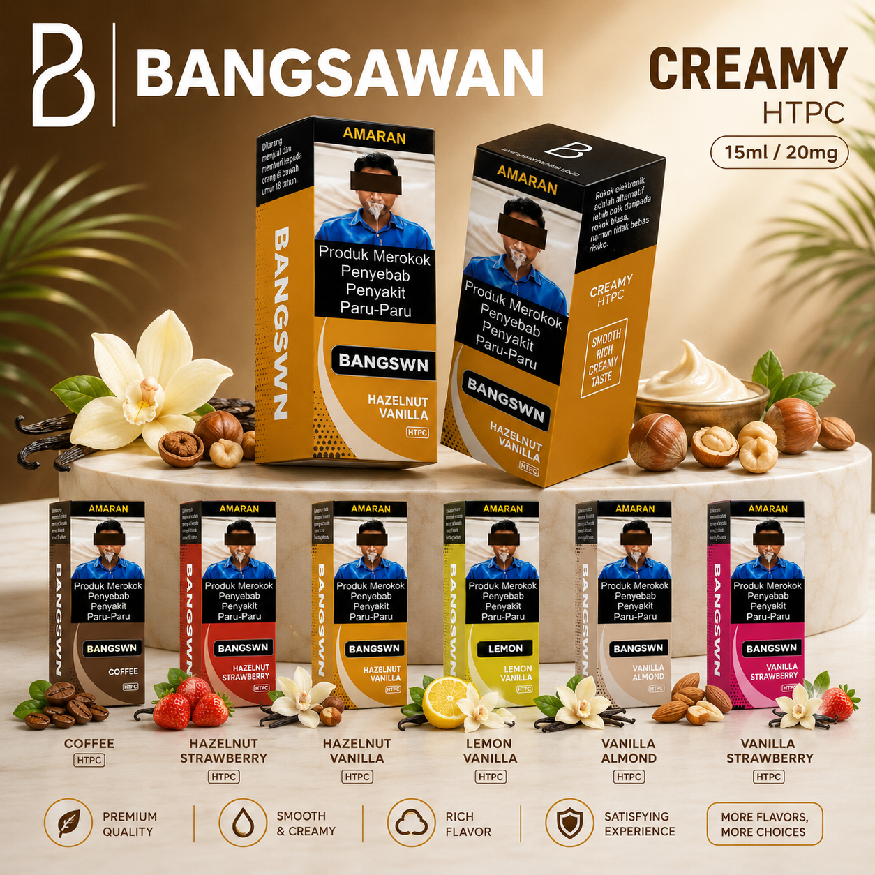 HTPC FULL Htpc BANGSAWAN Creamy (15ml)