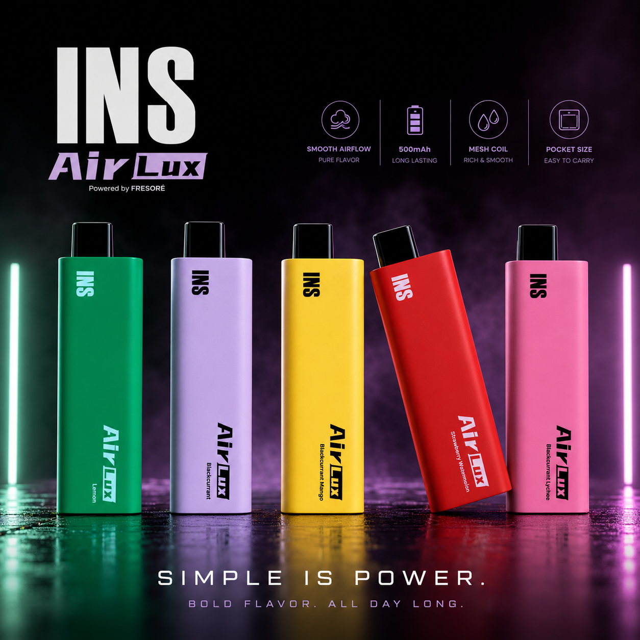 INS AIR LUX 3ML INS Air Lux 3ml Disposable