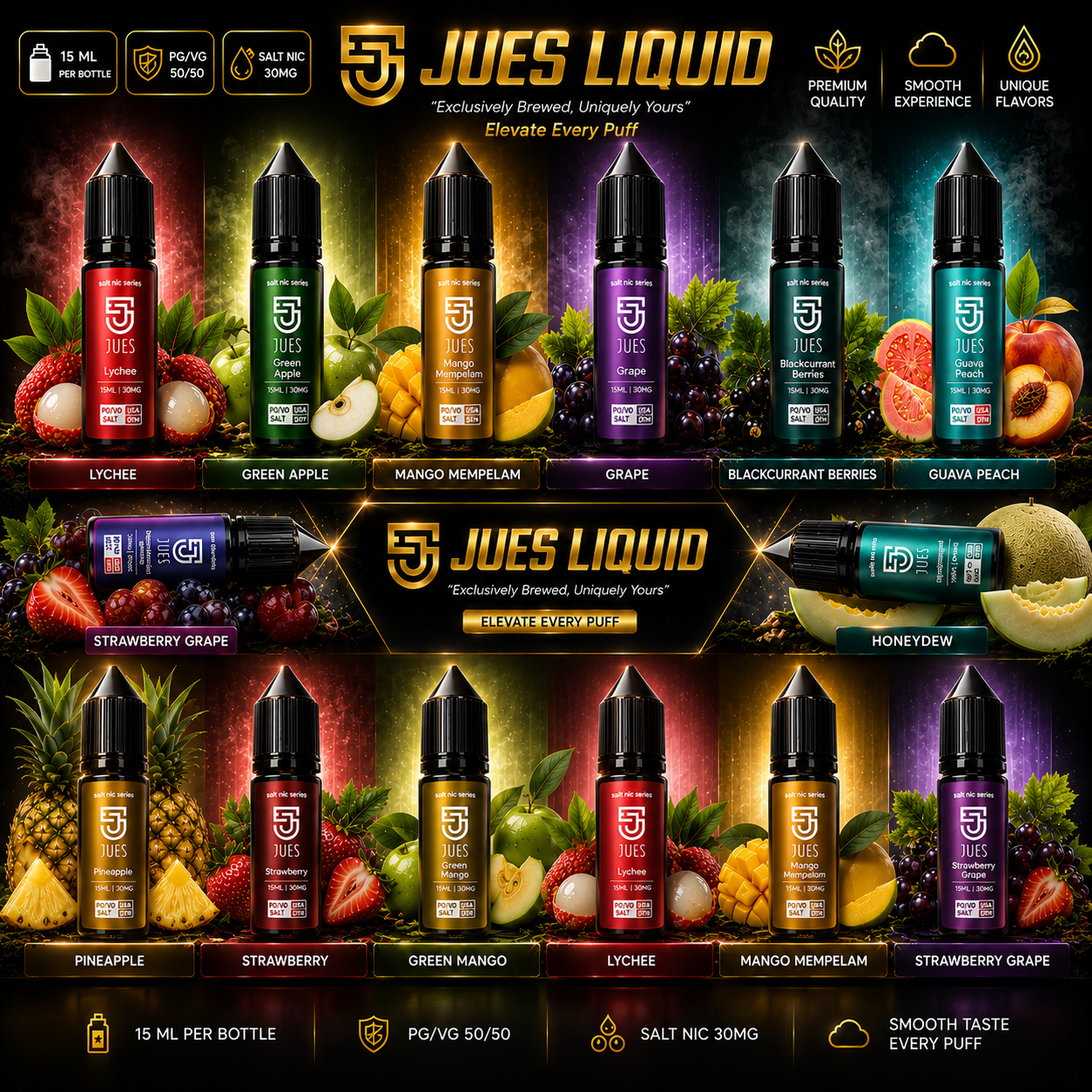JUES Salt JUES E-Liquid (15ml)