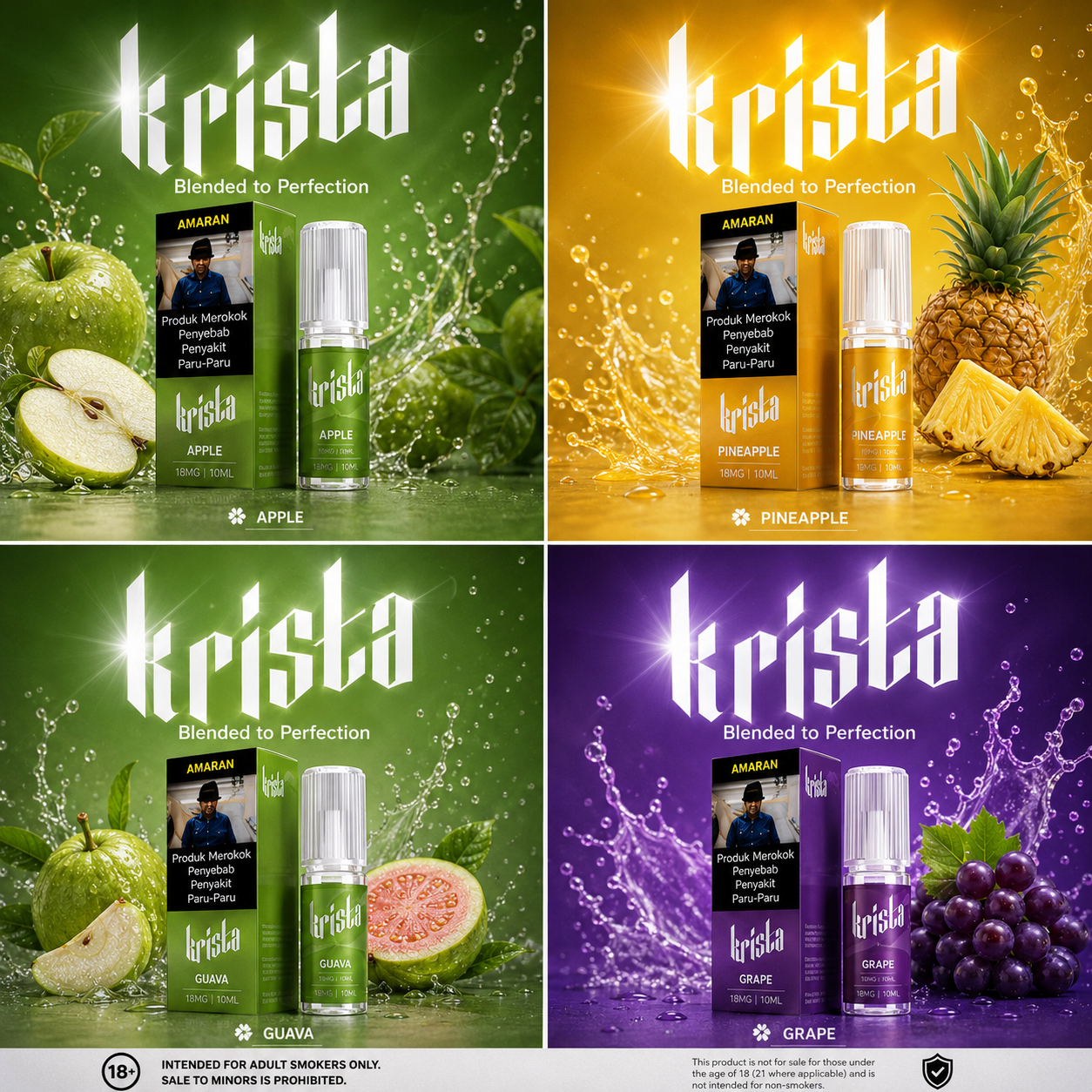 KRISTA Salt KRISTA E-Liquid (15ml)
