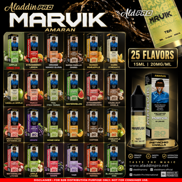 Salt ALADDIN PRO Marvik E-Liquid (15ml)