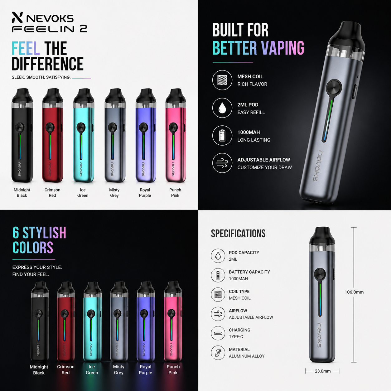 NEVOKS FEELIN 2 NEVOKS Feelin 2 Pod System