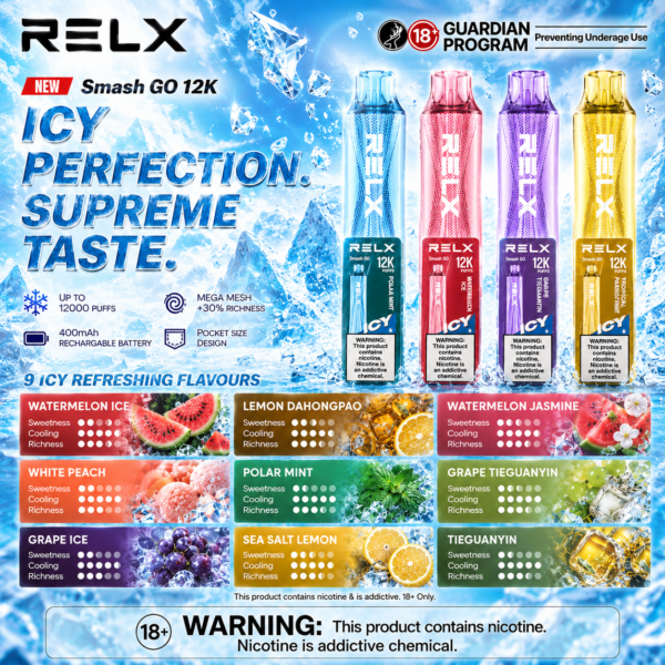 RELX Smash Go 12000 Puffs Disposable