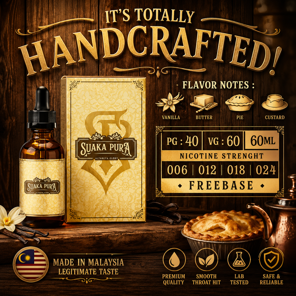SUAKA PURA 60ML Freebase SUAKA PURA (60ml)