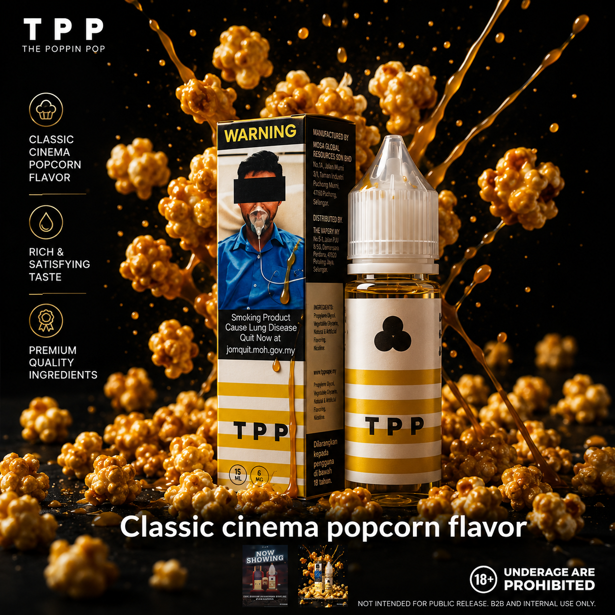 TPP FULL Freebase TPP - The Poppin Pop (15ml)