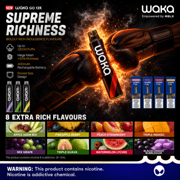 WAKA Go 12000 Puffs Disposable