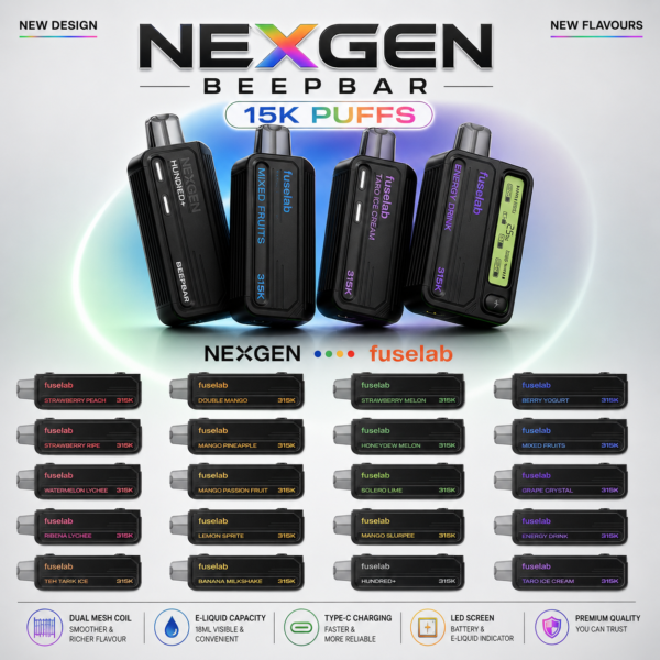 NEXGEN BeepBar 15000 Puffs Starter Kit