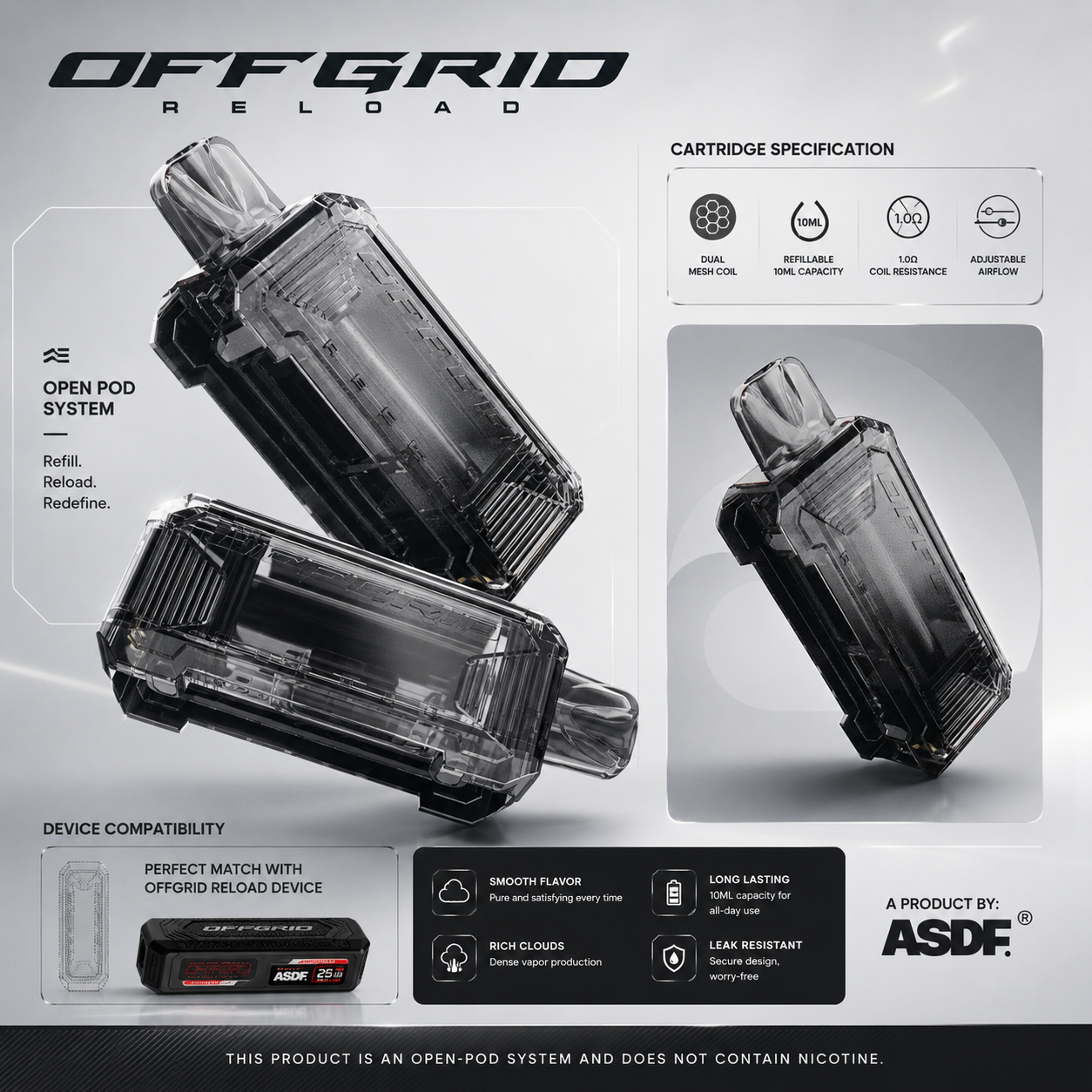 cart full 5 Cartridge ASDF Offgrid Reload