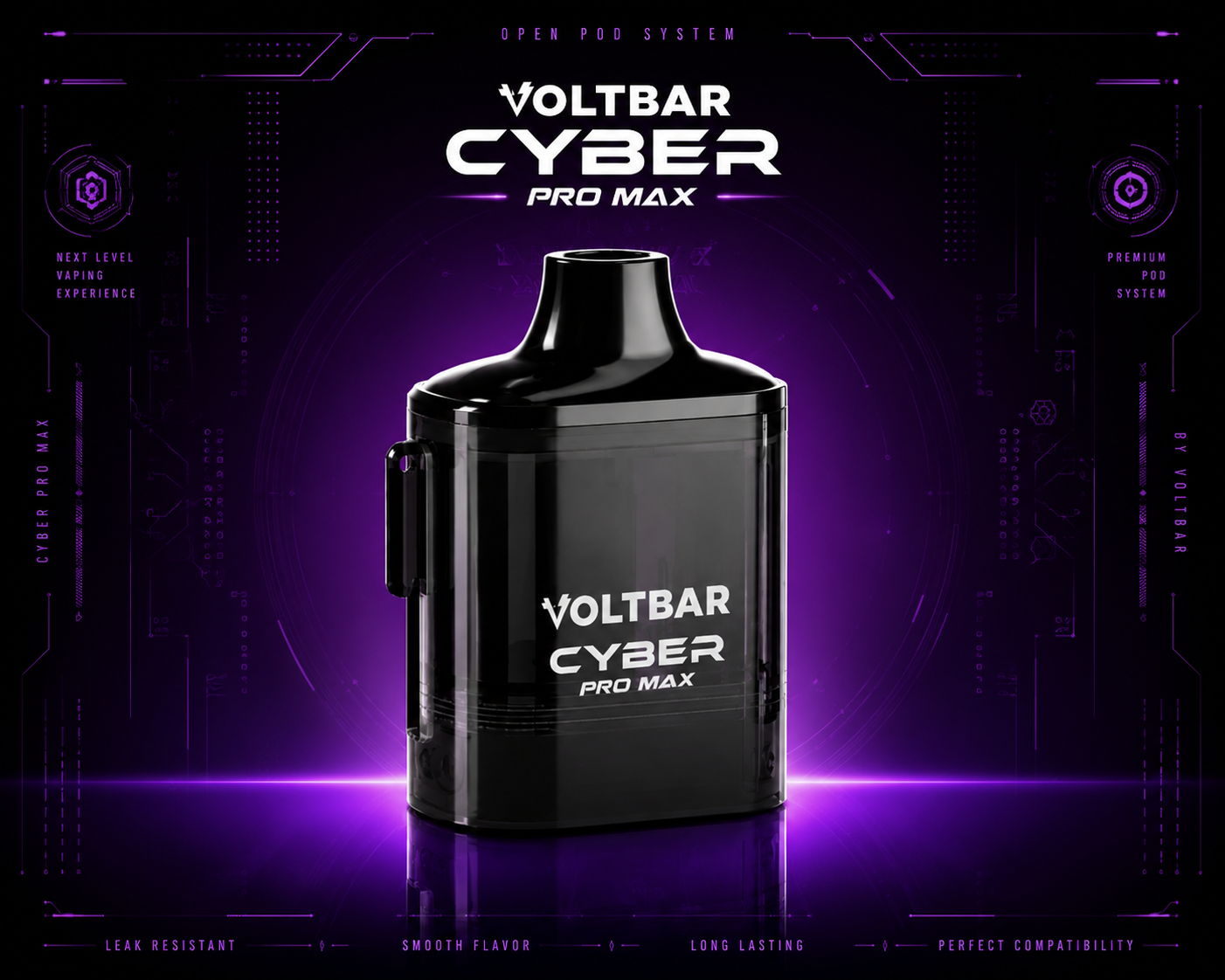 cart full 7 Cartridge VOLTBAR Cyber Pro Max