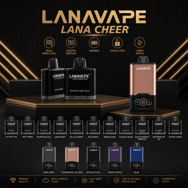 LANA Cheer 15000 Puffs Starter Kit