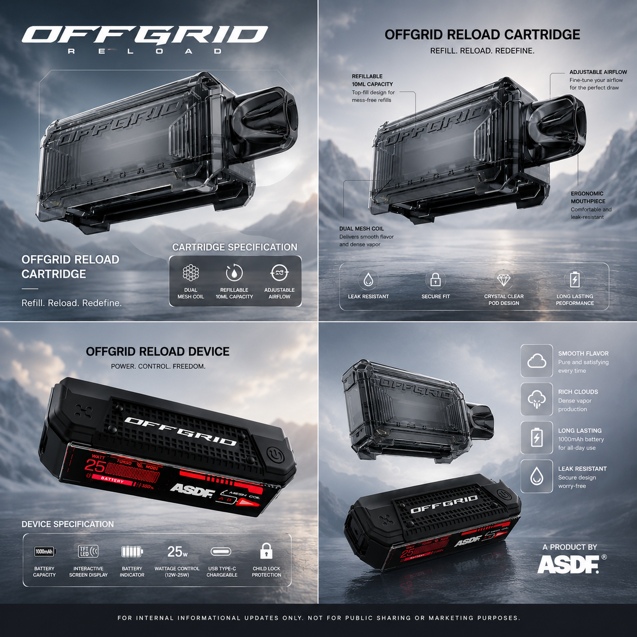 full 1 ASDF Offgrid Reload Pod System