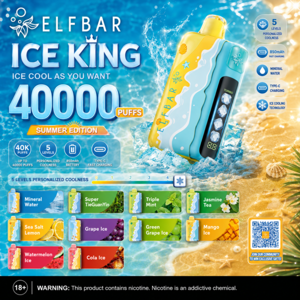 Elf Bar Ice King 40000 Puffs Disposable