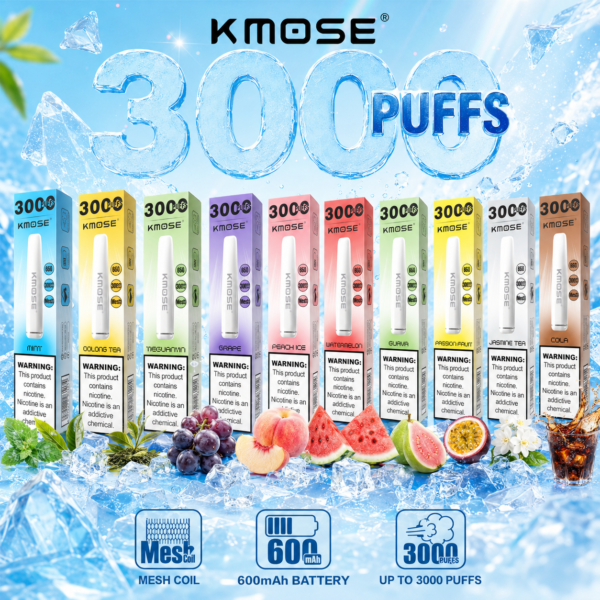 Kmose 3000 Puffs Disposable