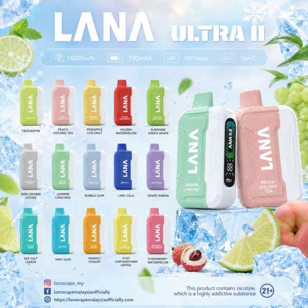 Lana Ultra ii 16000 Puffs Starter Kit