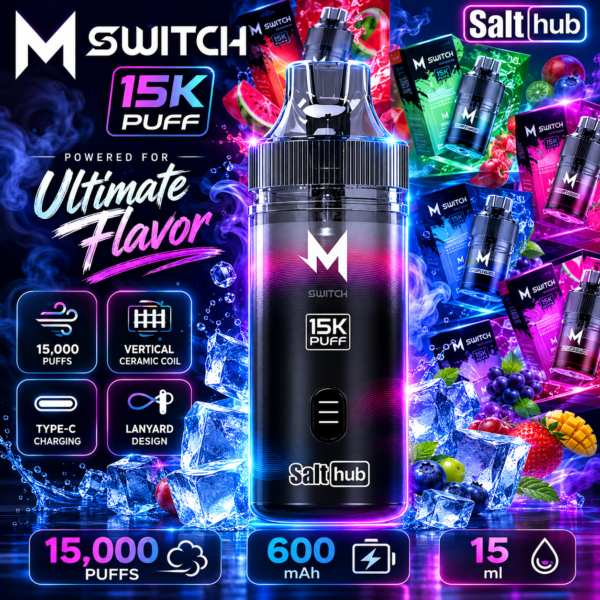 M SWITCH 15000 Puffs Starter Kit