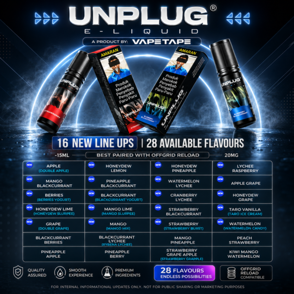 Salt UNPLUG E-liquid (15ml)