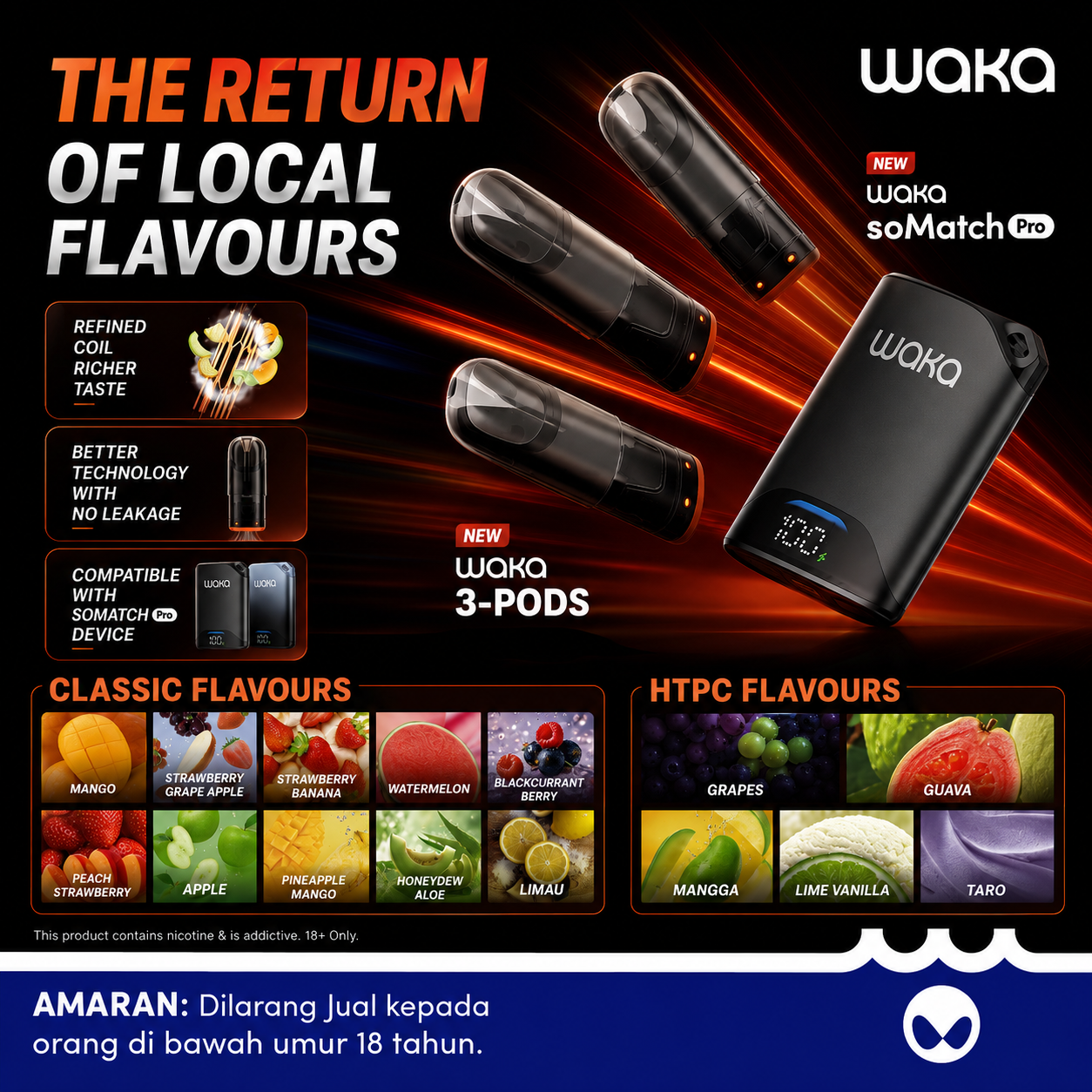 waka full CARTRIDGE WAKA 3 Pod